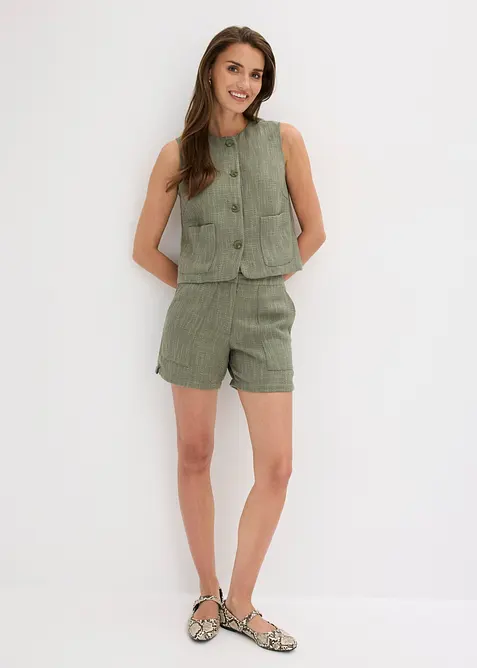 Gilet con scollo rotondo, bonprix