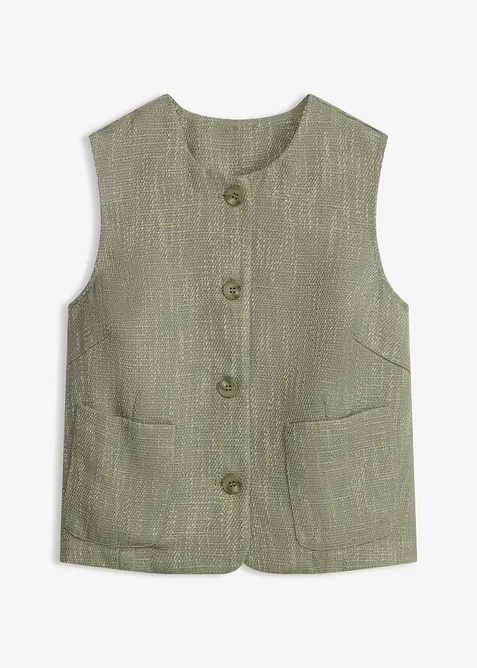 Gilet con scollo rotondo, bonprix