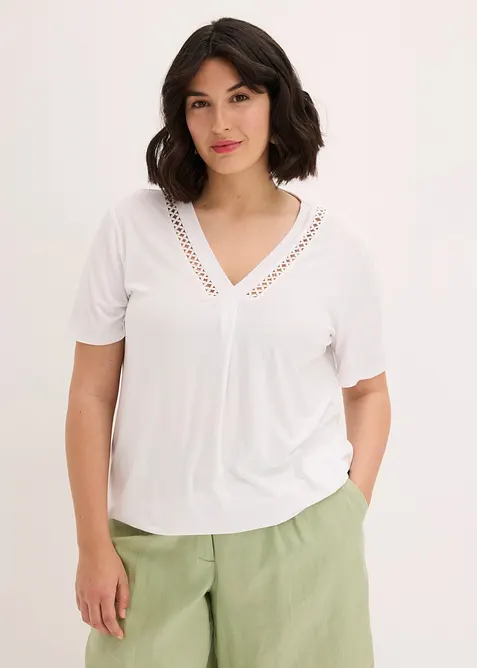 Maglia in misto viscosa, bonprix