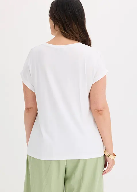 Maglia in cotone elasticizzato, bonprix