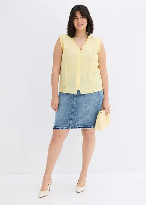 Top con pizzo, bonprix