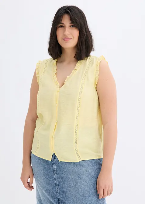 Top con pizzo, bonprix