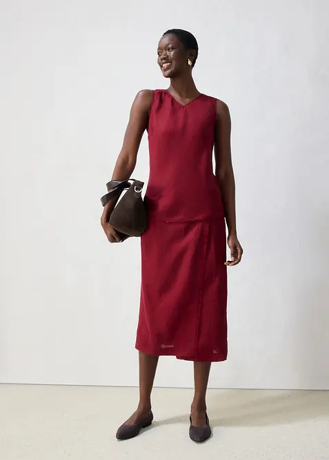 Top in puro lino, bonprix