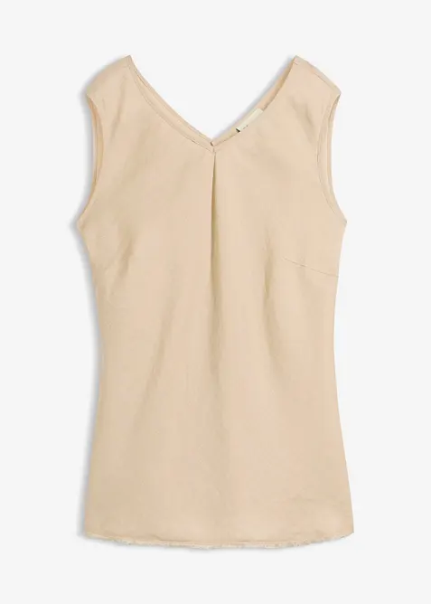 Top in puro lino, bonprix