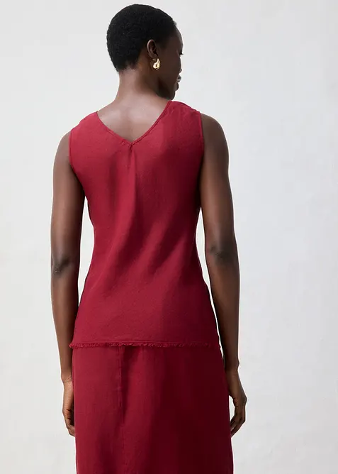 Top in puro lino, bonprix