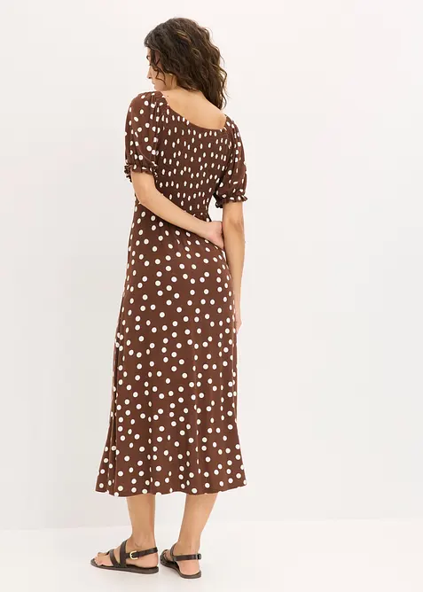 Abito midi in misto viscosa, bonprix