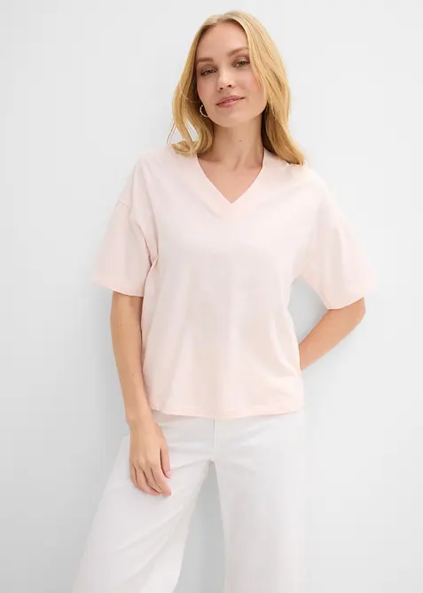 T-shirt oversize in puro cotone biologico, bonprix