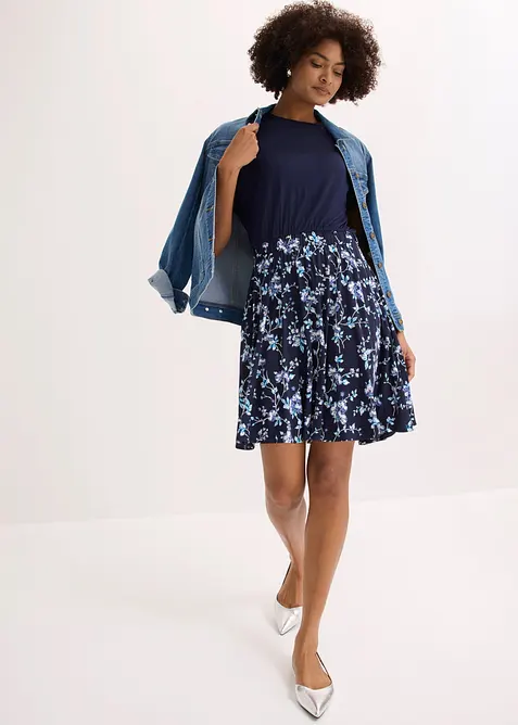 Abito in jersey misto viscosa, bonprix