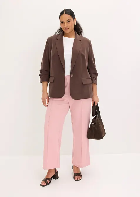 Blazer morbido in viscosa con maniche a 3/4, bonprix