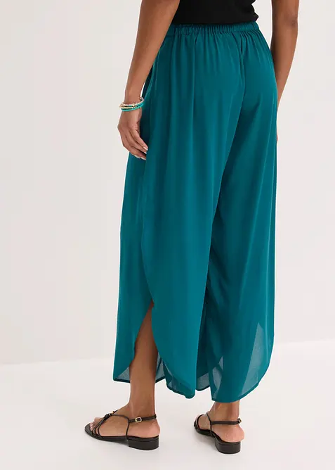 Pantaloni a palazzo con spacchi, bonprix