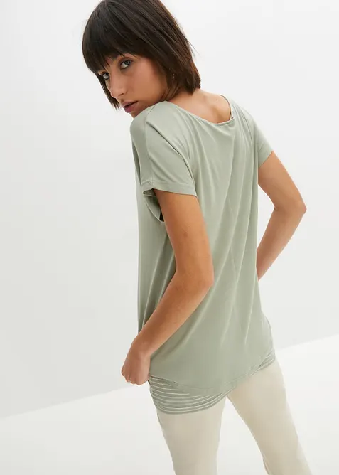 Maglia lunga in morbido misto viscosa, bonprix