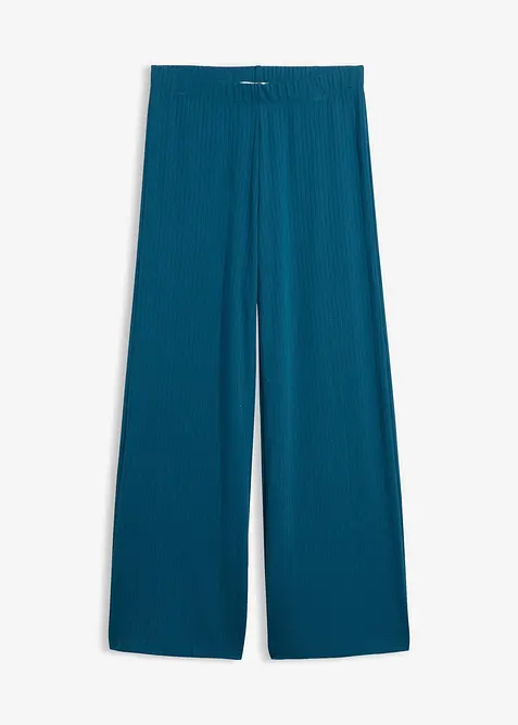 Pantaloni a palazzo con elastico in vita, bonprix