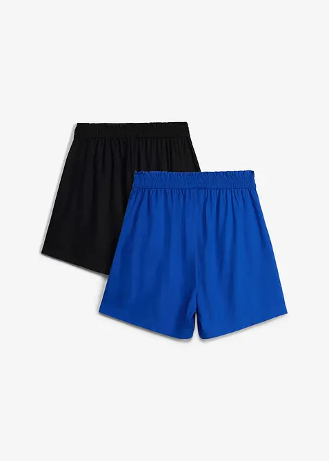 Shorts in morbida viscosa con elastico in vita (pacco da 2), bonprix