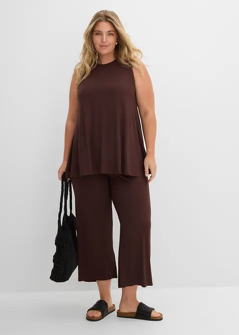 Pantaloni in jersey di misto viscosa, bonprix