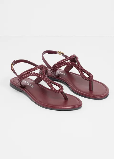 Sandali infradito intrecciati, bonprix