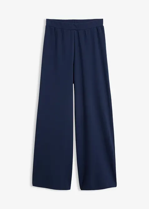 Pantaloni larghi in piquet, bonprix