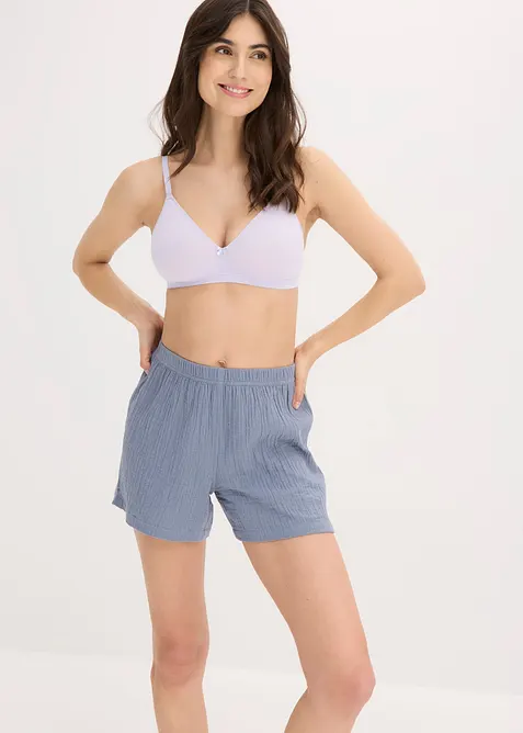 Reggiseno senza ferretto con cotone biologico (pacco da 3), bonprix