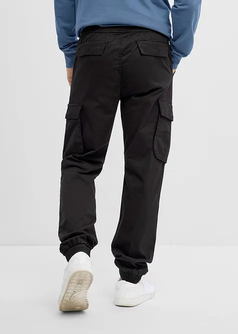 Pantaloni cargo con elastico in vita regular fit, straight, bonprix
