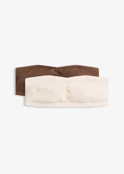 Reggiseno a fascia con cotone biologico (pacco da 2), bonprix