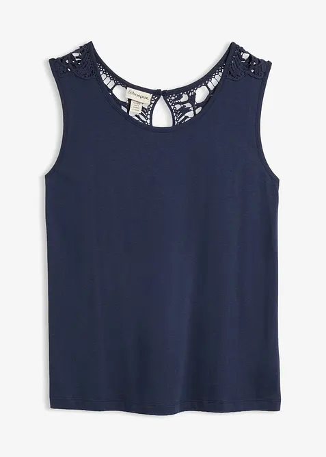 Top con pizzo, bonprix