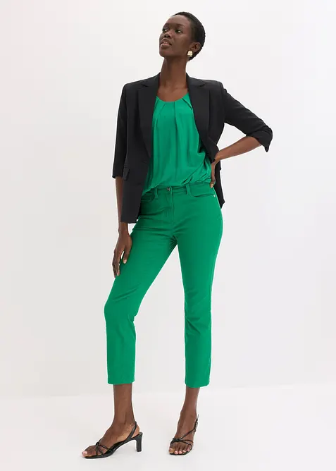 Pantaloni cropped elasticizzati, bonprix