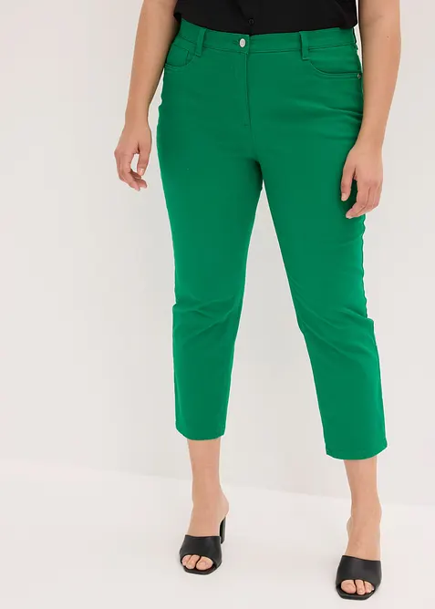 Pantaloni cropped elasticizzati, bonprix
