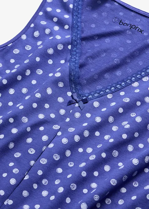 Camicia da notte corta in misto viscosa morbido, bonprix