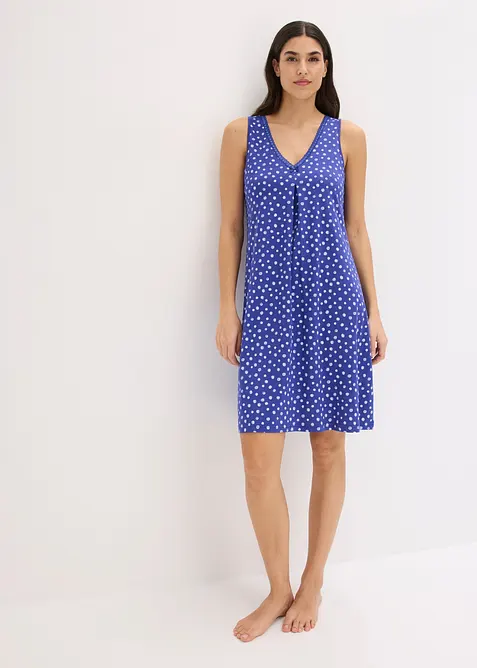 Camicia da notte corta in misto viscosa morbido, bonprix