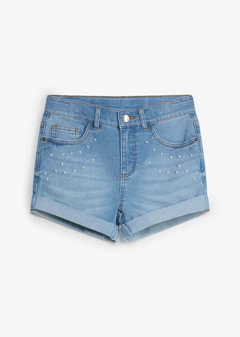 Shorts di jeans, vita media, bonprix