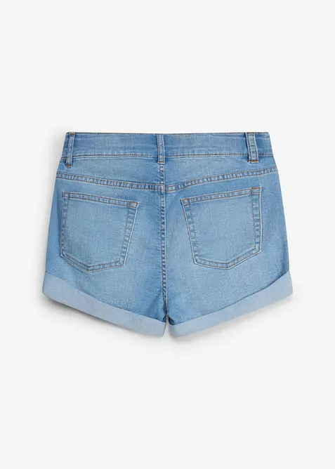 Shorts di jeans, vita media, bonprix
