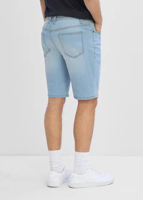 Bermuda in jeans elasticizzati, regular fit (pacco da 2), bonprix