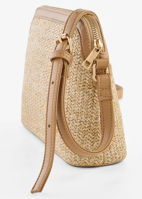 Borsa a tracolla effetto paglia, bonprix