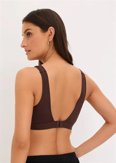 Reggiseno da allattamento senza ferretto con cotone biologico (pacco da 2), bonprix