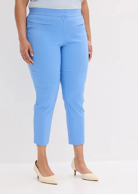 Pantaloni cropped in bengalina, bonprix