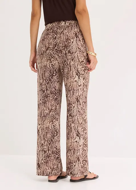 Pantaloni in jersey di misto viscosa fluido, bonprix