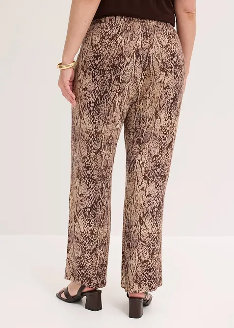 Pantaloni in jersey di misto viscosa fluido, bonprix