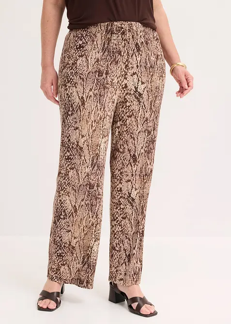 Pantaloni in jersey di misto viscosa fluido, bonprix