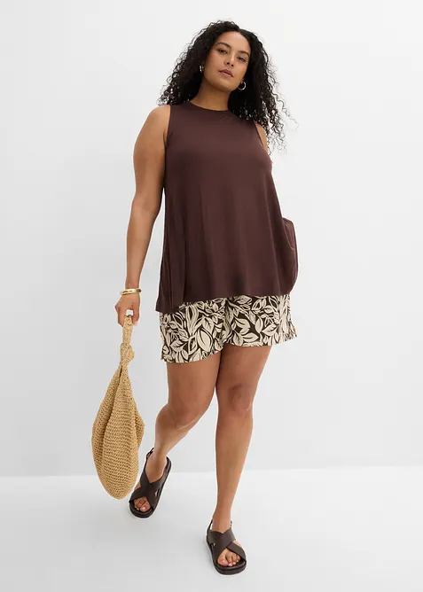 Shorts di jersey in misto cotone elasticizzato, bonprix