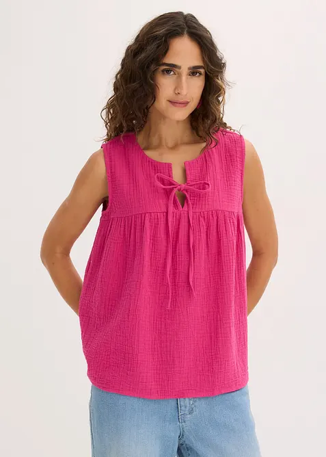 Top in mussola, bonprix