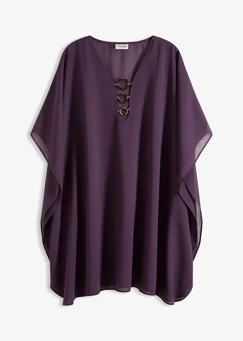 Tunica copricostume in chiffon leggero, bonprix