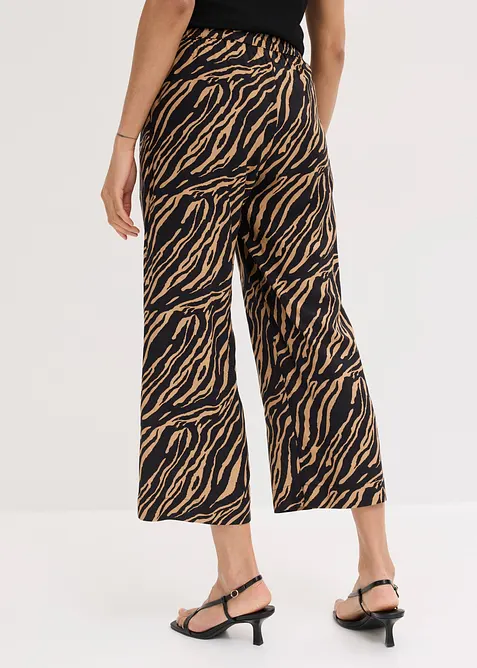 Pantaloni in viscosa con elastico in vita, bonprix