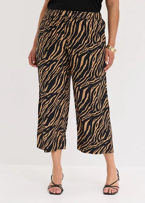 Pantaloni in viscosa con elastico in vita, bonprix