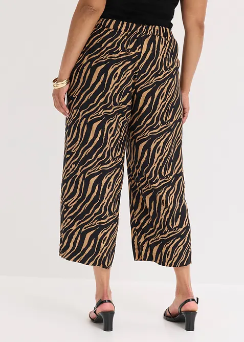 Pantaloni in viscosa con elastico in vita, bonprix