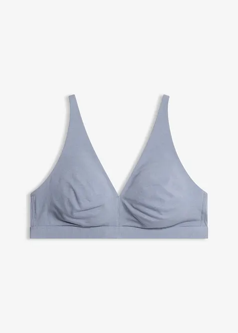 Bralette senza ferretto con cotone biologico, bonprix