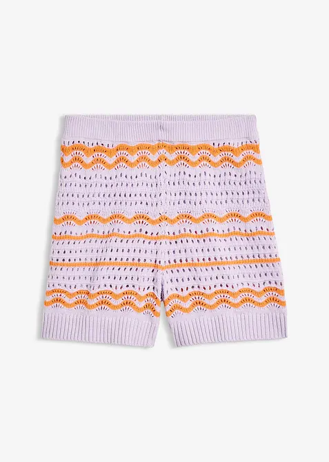 Shorts di maglia in misto cotone e lino fresco, bonprix