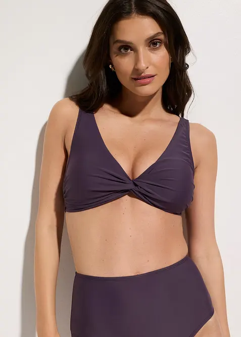 Reggiseno a bustier per bikini con dettaglio attorcigliato, bonprix