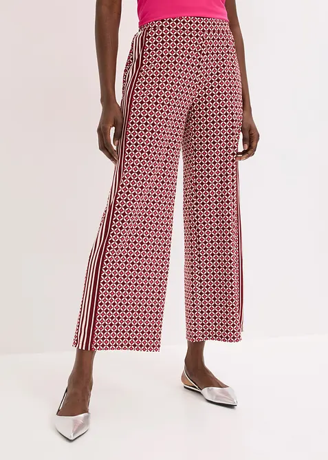 Pantaloni in jersey con fantasia minimalista, bonprix