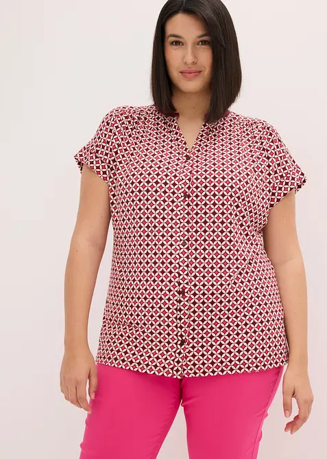 Top in misto viscosa fluido, bonprix