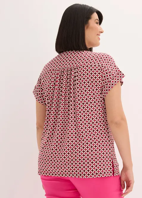 Top in misto viscosa fluido, bonprix