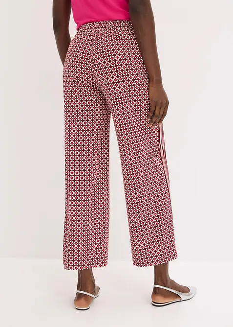 Pantaloni in jersey con fantasia minimalista, bonprix